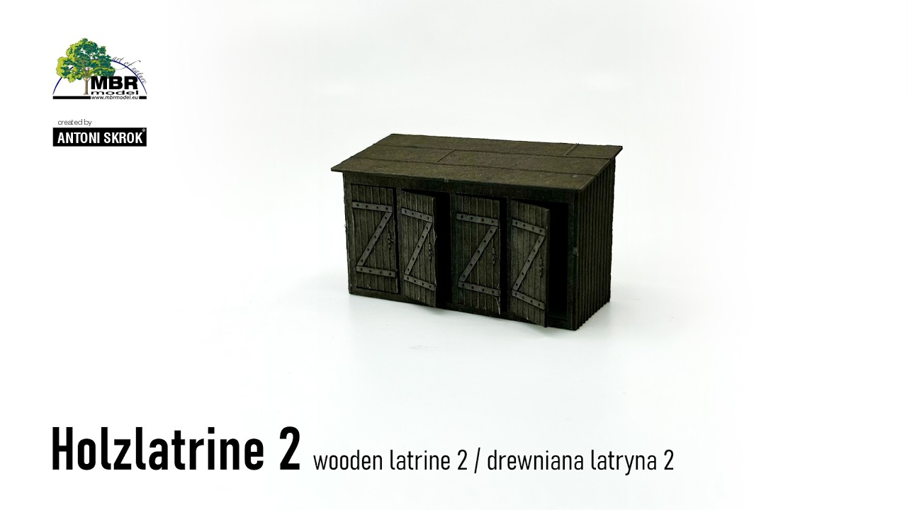 Holzlatrine 2 / wooden latrine 2 / drewniana latryna 2