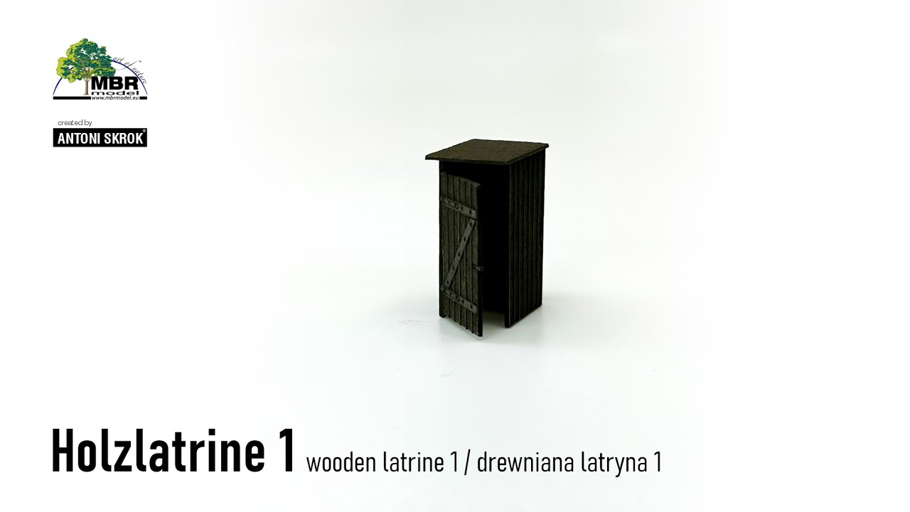 Holzlatrine 1 / wooden latrine 1 / drewniana latryna 1