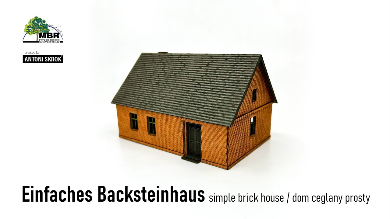 Einfaches Backsteinhaus / simple brick house / dom ceglany prosty