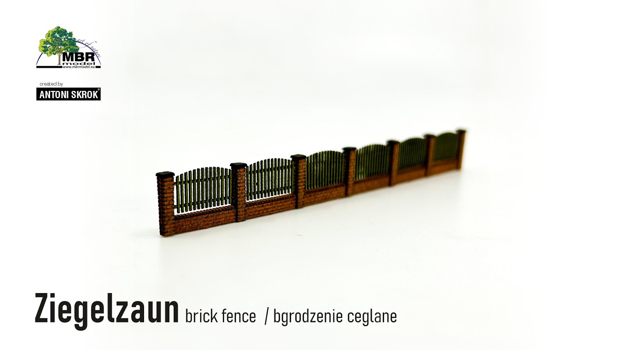 Ziegelzaun / brick fence  / bgrodzenie ceglane