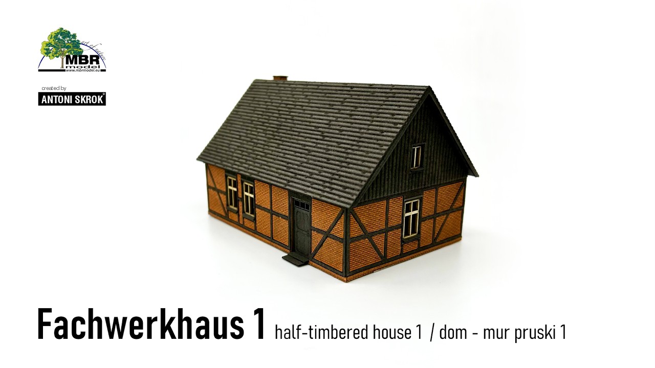 Fachwerkhaus 1 / half - timbered house 1 / dom - mur pruski 1
