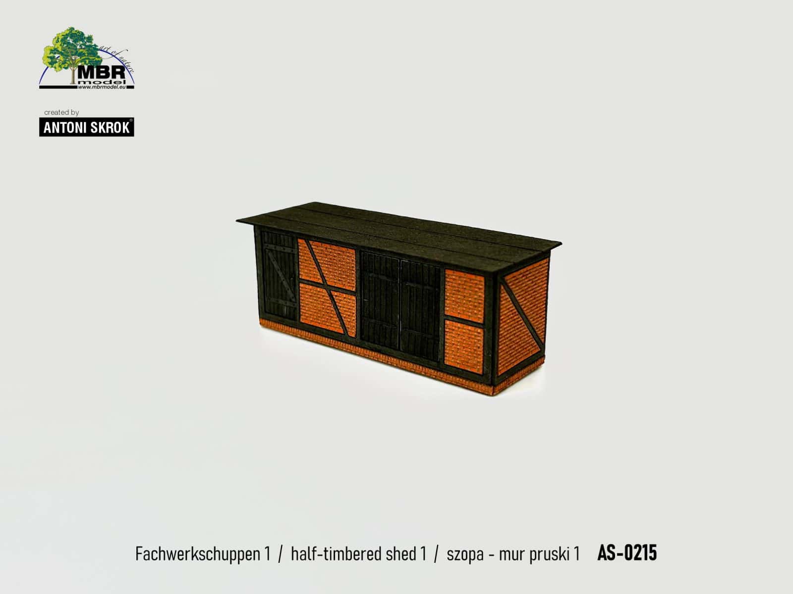 AS-0215 Fachwerkschuppen 1
