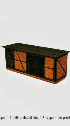 AS-0215 Fachwerkschuppen 1